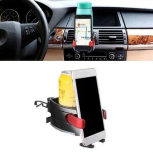 BUFFER® Araç Içi Bardak Tutucu Telefon Tutucu Organizer 2li Tutacak