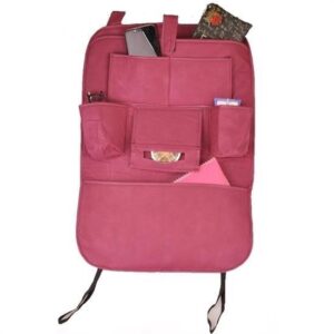 BUFFER® Araç İçi Pembe Koltuk Arkası Koruyucu Eşya Düzenleyici Organizer Cep