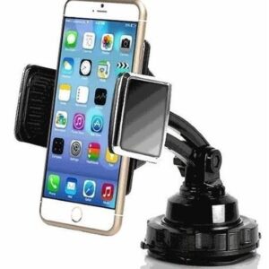 BUFFER® Araç İçi Vantuzlu Kızaklı 360 Derece Dönebilen 4D Telefon Tutucu