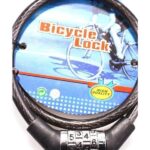BUFFER® Çalınma Engelleyici 4 Haneli Şifreli 60 Cm Halat Bisiklet Kilidi