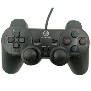 BUFFER® Çift Titreşimli USB Kablolu Oyun Kolu PC Uyumlu Vibration Gamepad