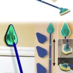 BUFFER® Clean Reach Teleskopik Banyo Mutfak Fayans Köşe Kenar Temizleyici Mop