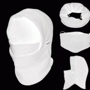 BUFFER® Çok Fonksiyonlu Beyaz Polar Nefes Alabilir 6 Fonksiyonlu Bere
