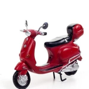 BUFFER® Decotown Nostaljik Klasik Dekoratif Scooter Motosiklet Biblo Süs