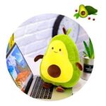 BUFFER® Dekoratif Sevimli Peluş Avokado Yastık Büyük Boy
