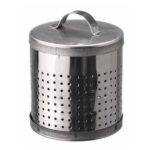 BUFFER® Demlik Içi Silindir Paslanmaz Metal Kapaklı Pratik Çay Süzgeci