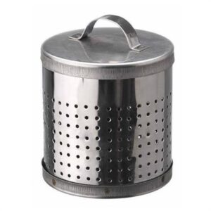 BUFFER® Demlik Içi Silindir Paslanmaz Metal Kapaklı Pratik Çay Süzgeci