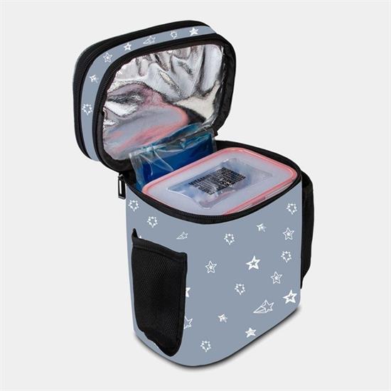 BUFFER® Deprem Çocuk Bebek Bakım Seti 3 Bakım Çantası+Mavi Mama Tabağı+Biberon Temizleme Fırçası
