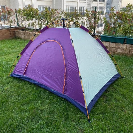 BUFFER® Deprem Yaşam Seti-4 2-3 Kişilik Çadır(150x200)+Güneş Enerjili ve Usb Şarjlı LambaPowerbankli