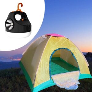 BUFFER® Deprem Yaşam Seti-5 3-4 Kişilik Çadır+Usb Şarjlı Işıldak Kamp Lambası Açık Hava Aydınlatması