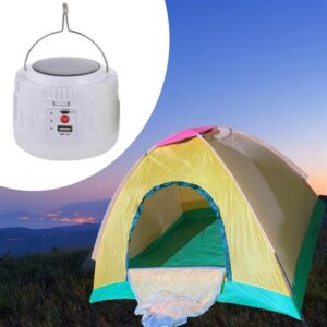 BUFFER® Deprem Yaşam Seti-6 3-4 Kişilik Çadır(200x200x135)+Güneş Enerjili Usb ŞarjlıLamba Powerbank