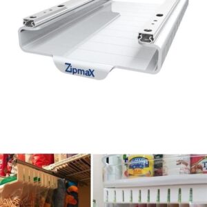 BUFFER® Dolap Buzdolabı İçin Kilitli Poşet Tutucu Raylı Organizer Aparat