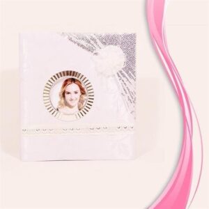 BUFFER® Düğün Fotoğraf Resim Saklama Albümü Özel Pullu İşlemeli Tasarım