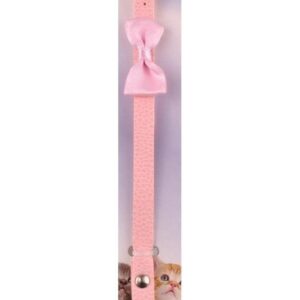 BUFFER® Fiyonklu Kedi Tasması (Pembe)