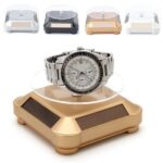 BUFFER® Güneş Enerjili Solar 360 Derece Dönen Vitrin Stand Döner Tabla