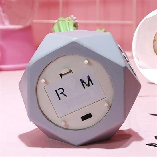 BUFFER® Led Işıklı Sevimli Kaktüs Dekoratif Masa Lambası Mini Biblo Gece Lambası Yeşil