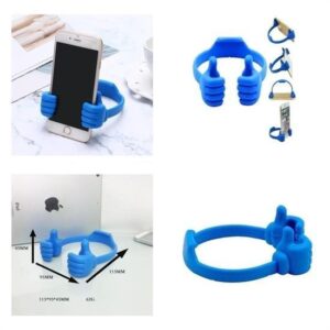 BUFFER® Mavi El Şeklinde Universal Cep Telefon Tablet Tutucu Şirin Stand