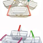 BUFFER® Metal gövde Mini Alışveriş Sepeti Eşya Düzenleyici Organizer Kutu