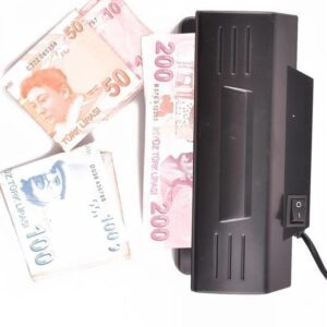 BUFFER® Mor Işıklı Para Kontrol Makinesi Sahte Para Tespit Etme Cihazı