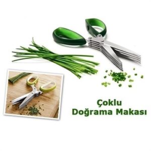 BUFFER® Paslanmaz Çelik Meyve Sebze Kesme Makası Çoklu Doğrama Makası