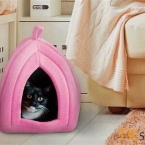 BUFFER® Pet Hut Polar Kedi ve Köpek Yatağı - Pembe