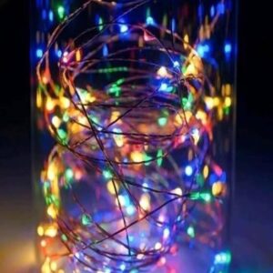 BUFFER® Pilli Dekoratif Peri Led Işık 3 Metre (RGB) Gaming Aydınlatma