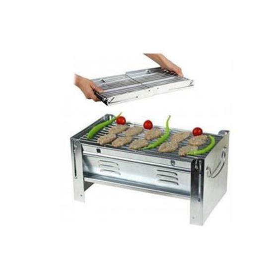 BUFFER® Pratik Portatif Katlanabilir Bagaj Tipi Kamp ve Piknik Mangalı