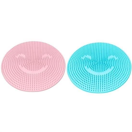 BUFFER® Silikon Fırçalı Banyo Masaj Matı ve Ayaklar için Topuk Masaj Paspası