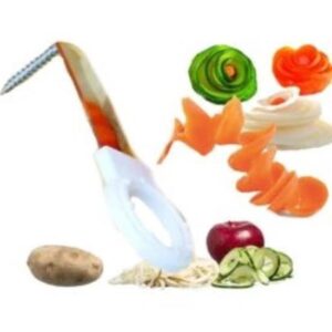 BUFFER® Spiral Şekilli Süslü Dekoratif Sebze Doğrama Şekillendirme Bıçağı
