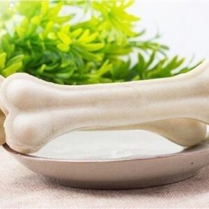 BUFFER® Sütlü Pres Deri Köpek Çiğneti Kemik 27 Cm