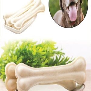 BUFFER® Sütlü Pres Deri Köpek Çiğneti Kemik 32 Cm