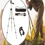 BUFFER® Taşıma Çantalı 170 cm Profesyonel Tripod Telefon Başlığı Hediyeli