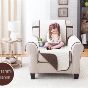 BUFFER® Tek Kişilik Çift Taraflı Koltuk Kanepe Örtüsü Kılıfı