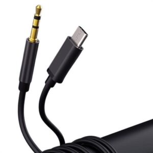 BUFFER® Type C Android ve 3.5 mm Kulaklık Girişli Ses Dönüştürücü Aux Kablo