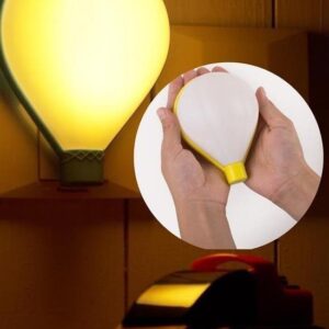 BUFFER® Uçan Balon Tasarımlı Sevimli Dekoratif Çocuk Genç Gece Lambası