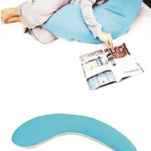 BUFFER® Yarım Boy Mavi Renk Destekli Ergonomik Hamile ve Uyku Yastığı