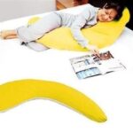BUFFER® Yarım Boy Sarı Renk Destekli Ergonomik Hamile ve Uyku Yastığı
