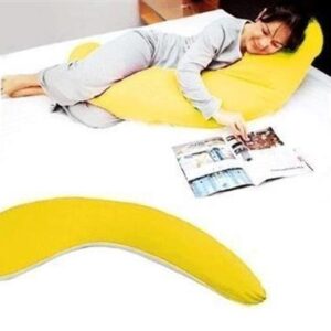 BUFFER® Yarım Boy Sarı Renk Destekli Ergonomik Hamile ve Uyku Yastığı