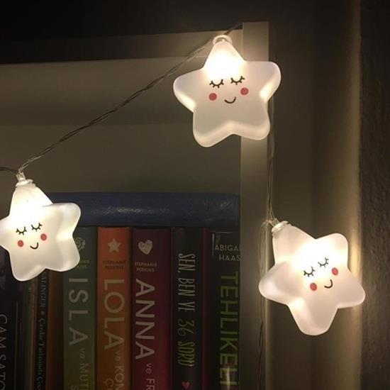 BUFFER® Yıldız Şeklinde Şerit Led Işık Zinciri Dekoratif Aydınlatma
